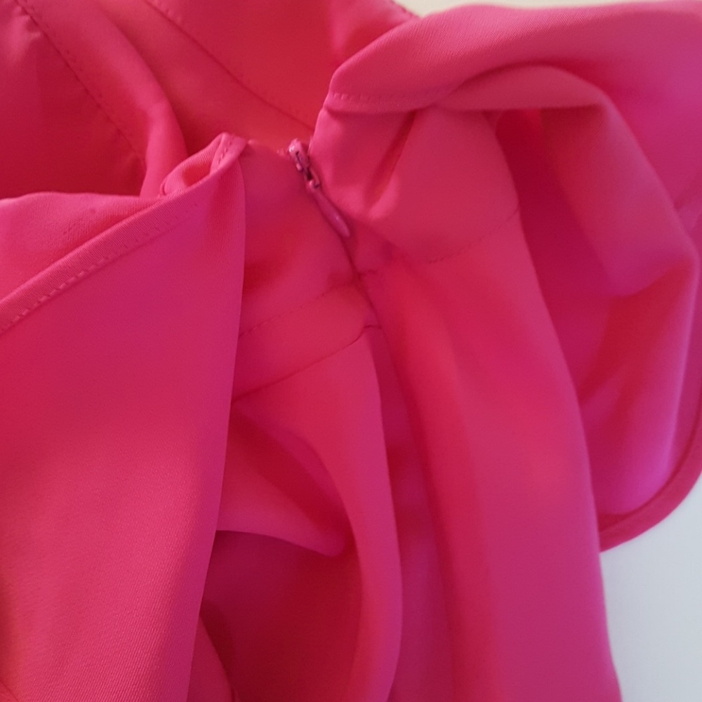 Pink One Shoulder Top - Picture 3 of 7